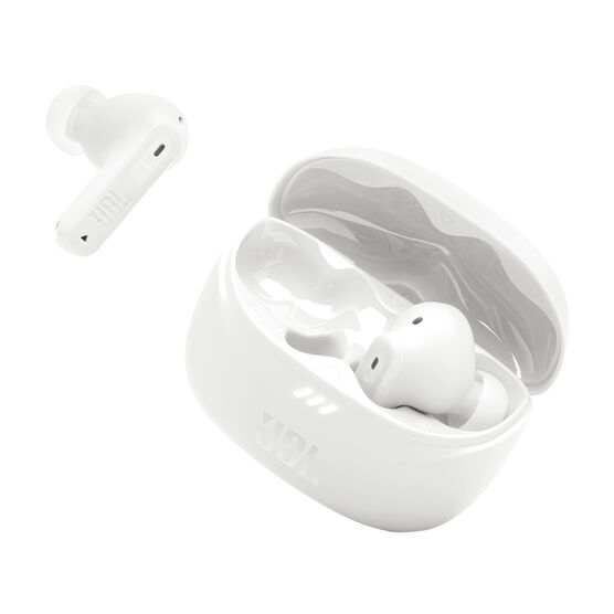 JBL Tune Beam 2 - White - True Wireless Noise Cancelling Earbuds - Detailshot 2 JBL Tune Beam 2 - White - True Wireless Noise Cancelling Earbuds - Detailshot 2